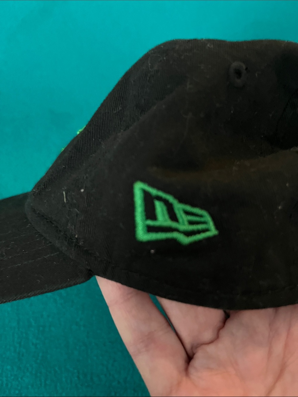 Austin FC Soccer League New Era Black Hat with Green Logo & Lettering - Picture 8 of 10
